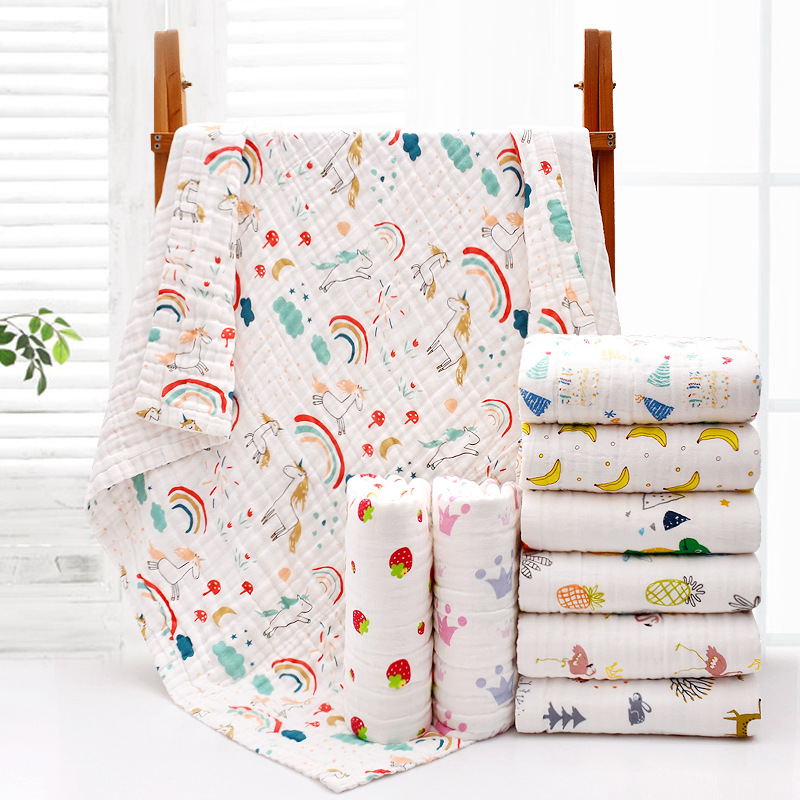Baby Clothing Fabric - 4-Layer الشاش الرضع منشفة منشفة استحمام