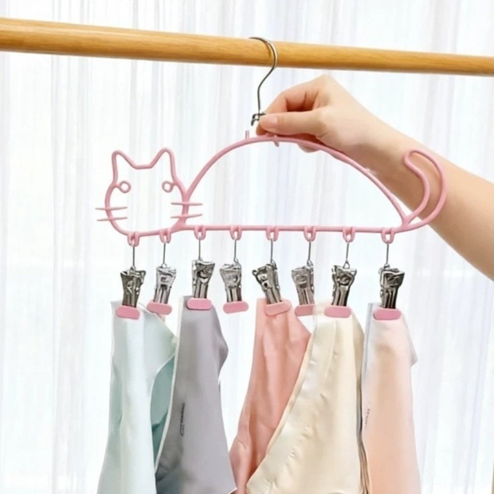 Baby Clothing Drying Rack - رف تجفيف الجوارب على شكل قطة