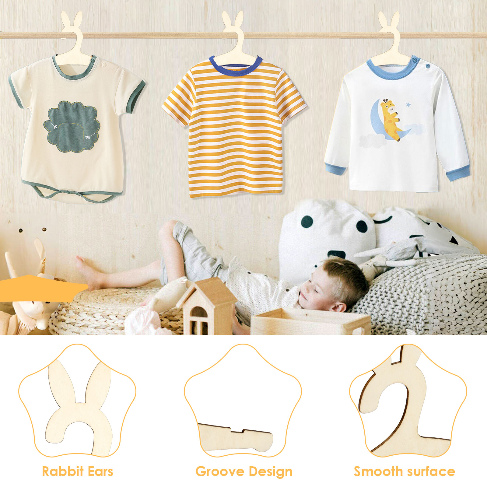 20 قطعة رف ملابس الطفل الاطفال - مراجعة Baby Clothing Drying Rack وسعره