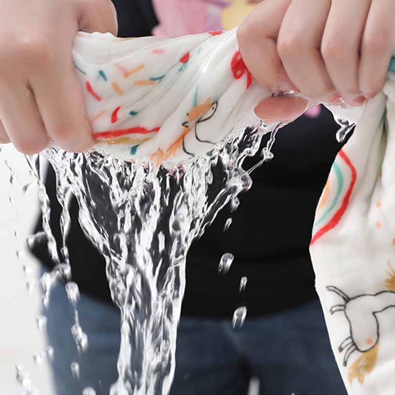 4-Layer الشاش الرضع منشفة منشف - مراجعة Baby Clothing Fabric وسعره
