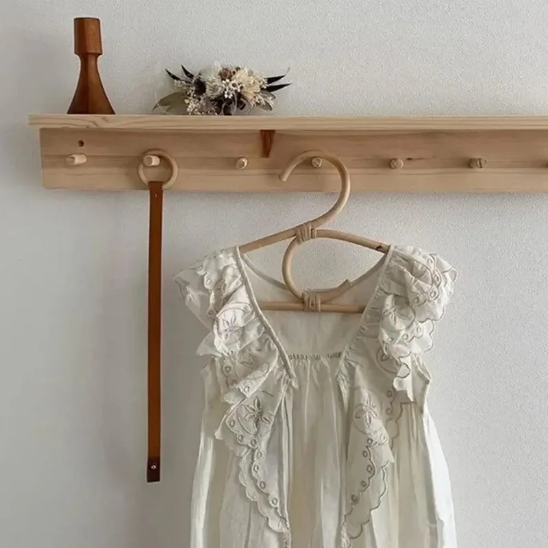 خطافات حائط من الخيزران لتنظيم - مراجعة Baby Clothing Hangers وسعره