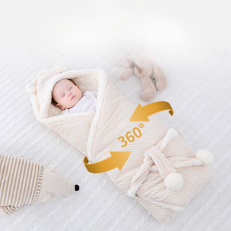 الوليد لامب الصوف قماط بطانية  - مراجعة Baby Clothing Material وسعره