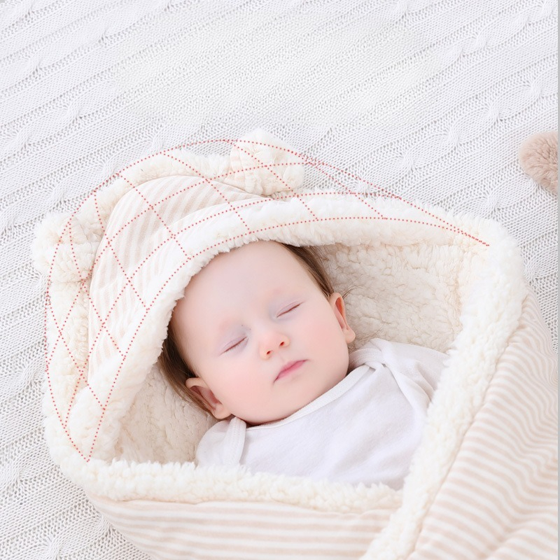 الوليد لامب الصوف قماط بطانية  - مراجعة Baby Clothing Material وسعره