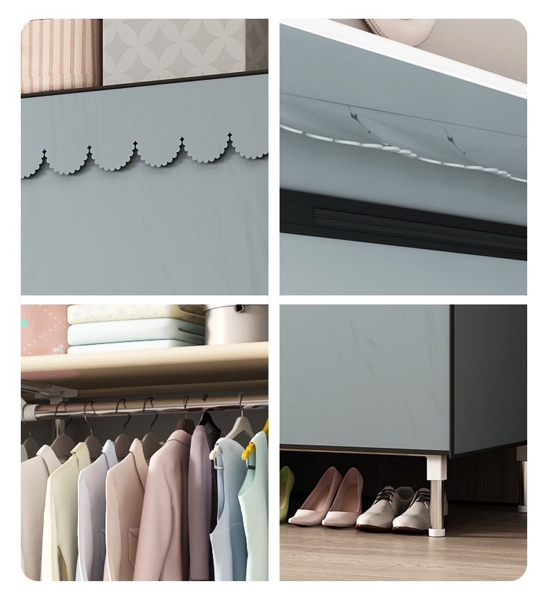 قضيب مزدوج مقاوم للماء غير منس - مراجعة Baby Clothing Storage وسعره