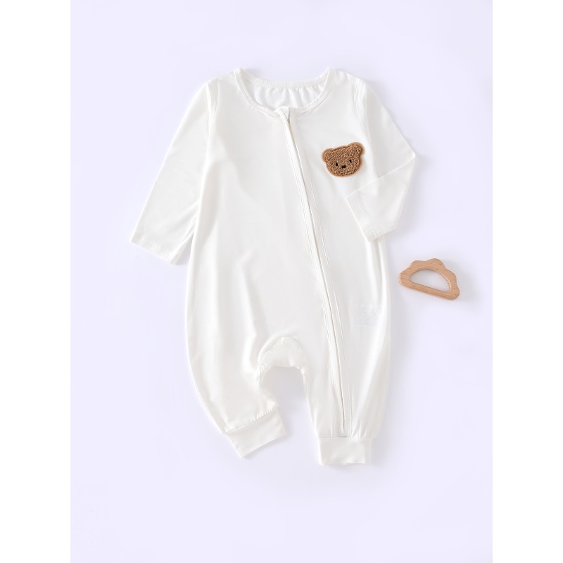 ثوب فضفاض بسحاب من ألياف الخيز - مراجعة Bamboo Bodysuit Baby وسعره