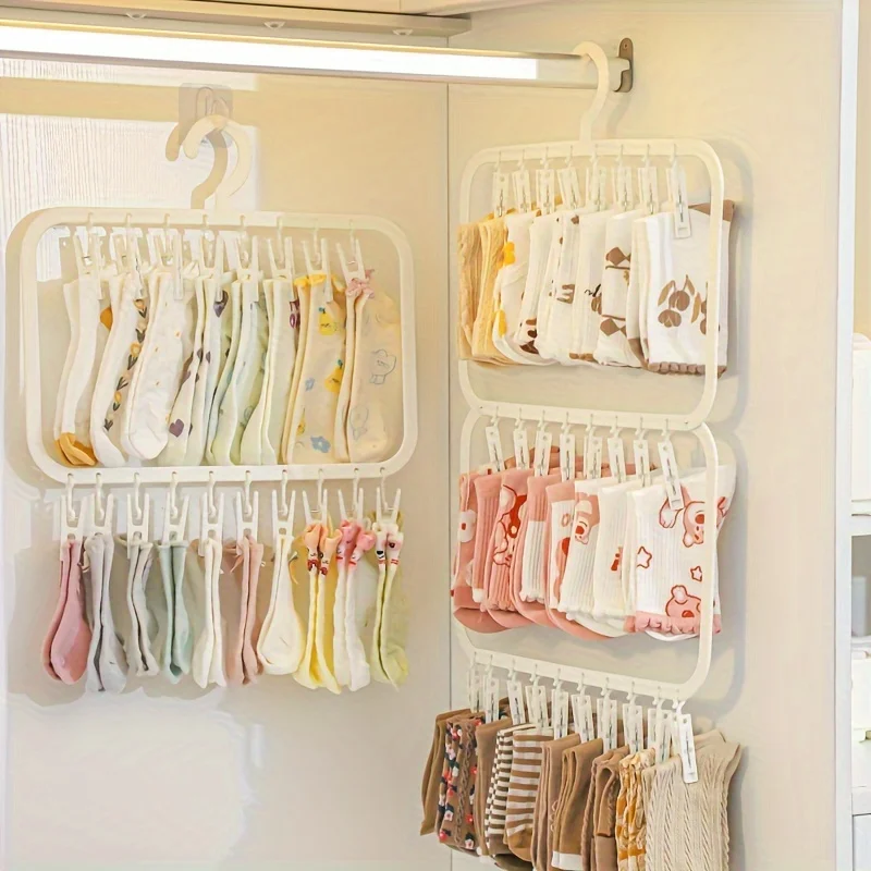 رف تجفيف جوارب الأطفال حديثي ا - مراجعة Baby Clothing Drying Rack وسعره