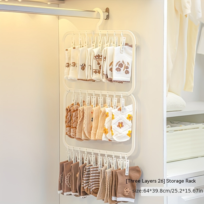 رف تجفيف جوارب الأطفال حديثي ا - مراجعة Baby Clothing Drying Rack وسعره