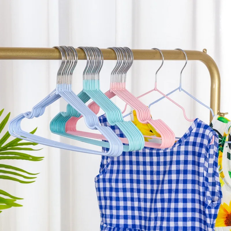10 قطعة من شماعات الأطفال المع - مراجعة Baby Clothing Hangers وسعره