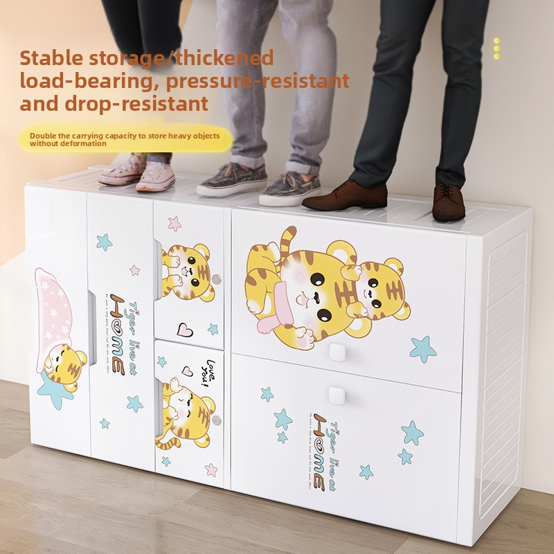 خزانة تخزين بلاستيكية مُسمكة ب - مراجعة Baby Clothing Storage وسعره