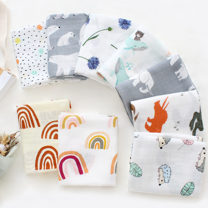 60X60cm الطفل البطانيات الوليد - مراجعة Baby Clothing Fabric وسعره
