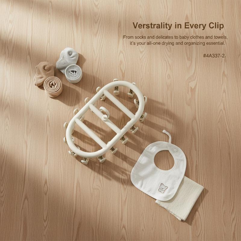 رف تجفيف دائري مبتكر مع ميزة ا - مراجعة Baby Clothing Drying Rack وسعره