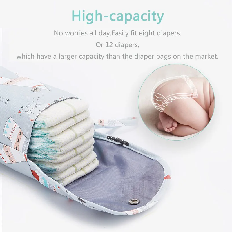 حقيبة منظم حفاضات الأطفال قابل - مراجعة Baby Clothing Organizer وسعره