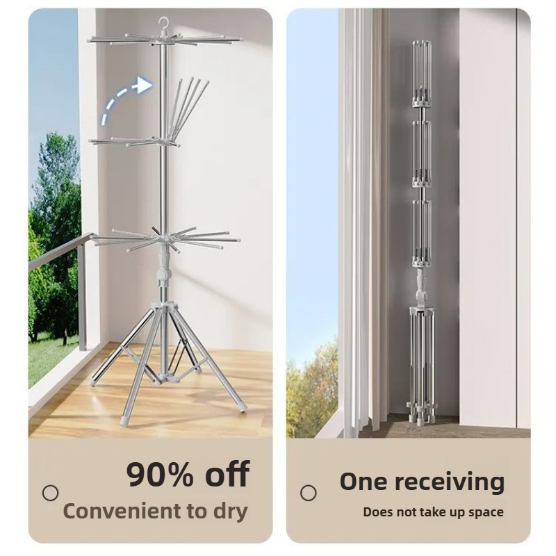رف تجفيف ملابس الأطفال - منظم  - مراجعة Baby Clothing Drying Rack وسعره